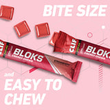 Clif Bloks Energy Chews – Strawberry Flavor / Box of 18 chews
