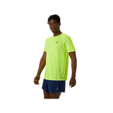 Men's Asics Metarun SS Top Safety Yellow-Apparel-33-OFF