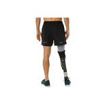 Mens's Asics Road 2-N-1 5IN Short Performance Black-Apparel-33-OFF
