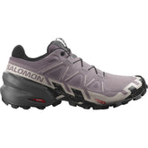 Women's Salomon Speedcross 6 Mnscape / Black Asrose-SOULIER, shoes-33-OFF
