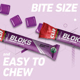 Clif Bloks Energy Chews – Mountain Berry Flavor / Box of 18 chews