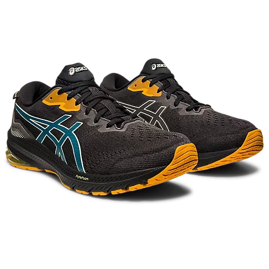 Men's Asics GT-1000 11 GTX Black/Ink Teal-33-OFF