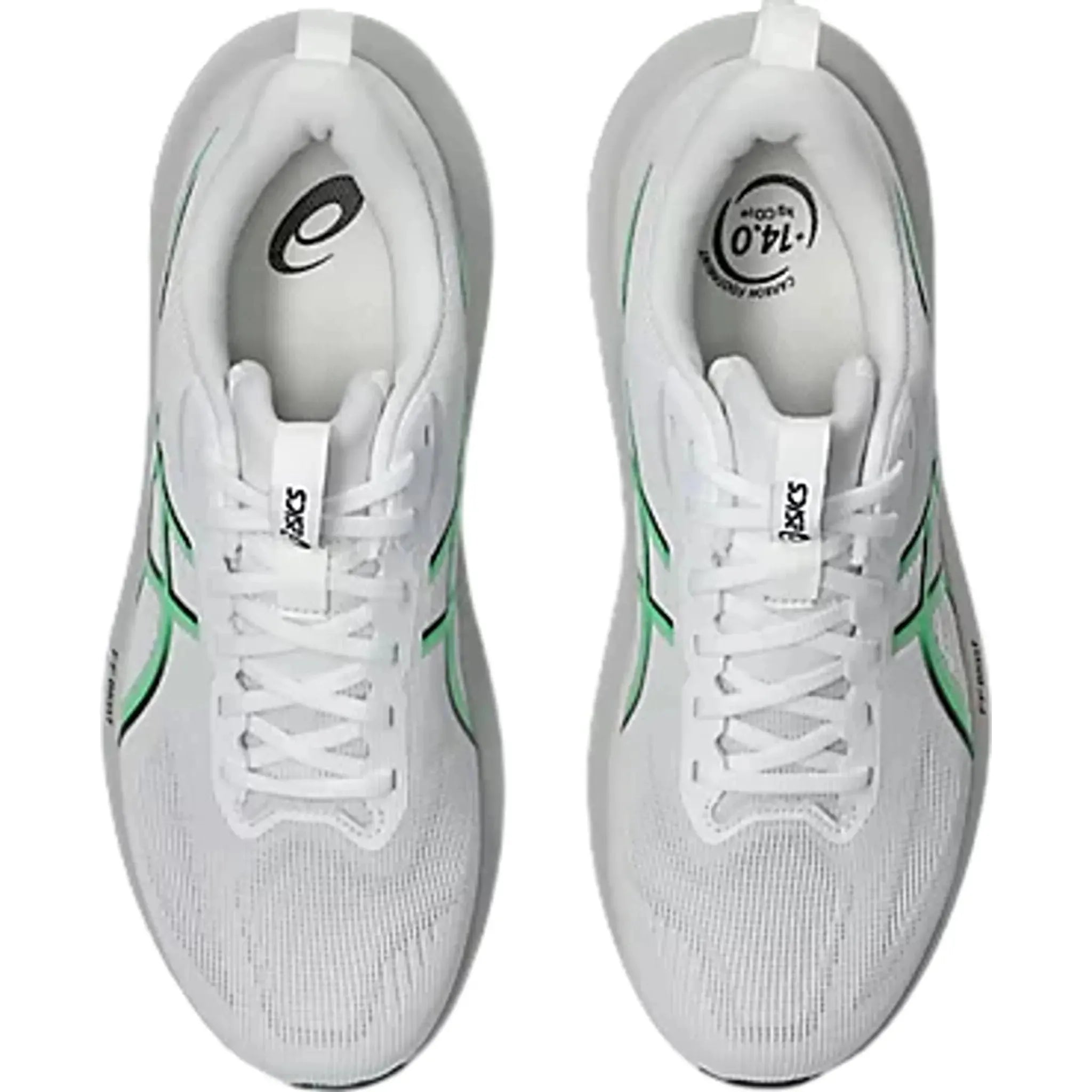 Men's Asics GT-1000 14 White/Vital Green-SOULIER, shoes-33-OFF