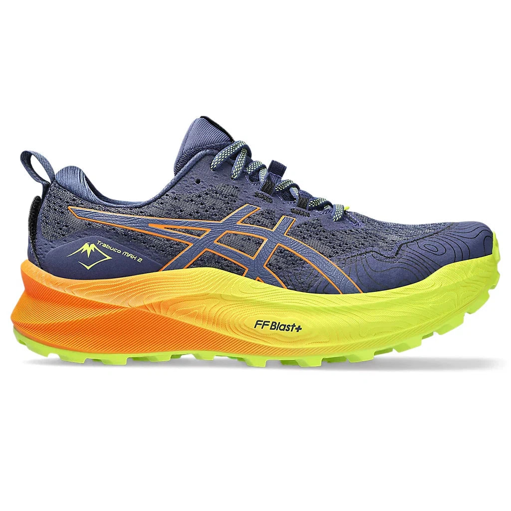 Men's Asics Trabuco Max 2 Deep ocean/Brigth Orange-SOULIER, shoes-33-OFF