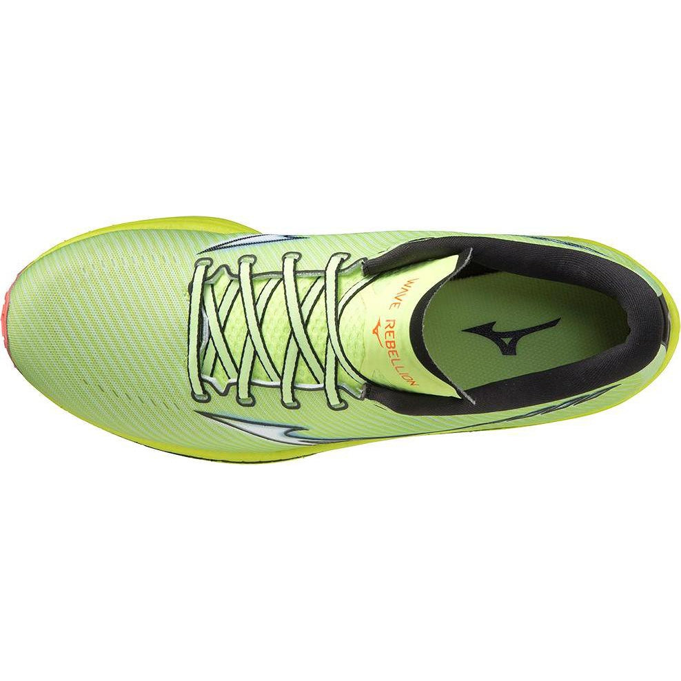 Men's Mizuno WAVE REBELLION Neo Lime-SOULIER, shoes-33-OFF