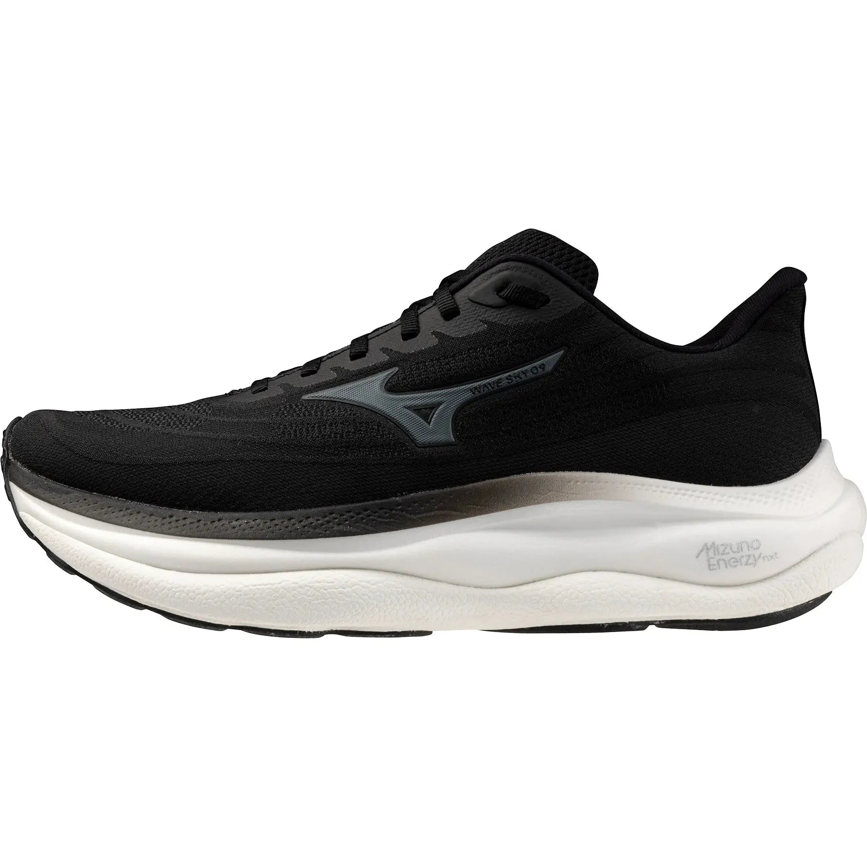 Men's Mizuno Wave Sky 9 - Black-Metallic Grey-SOULIER, shoes-33-OFF