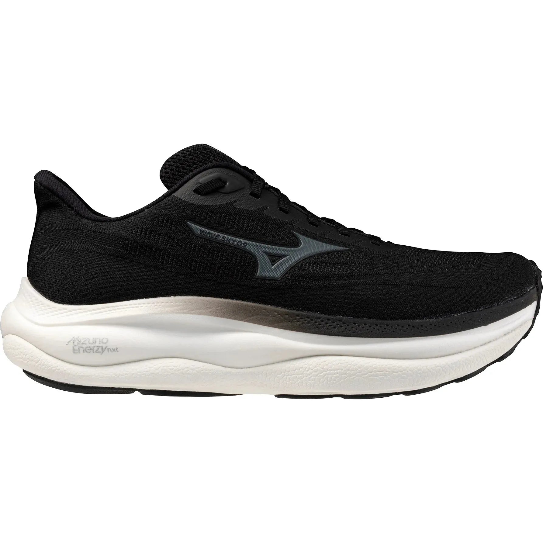 Men's Mizuno Wave Sky 9 - Black-Metallic Grey-SOULIER, shoes-33-OFF