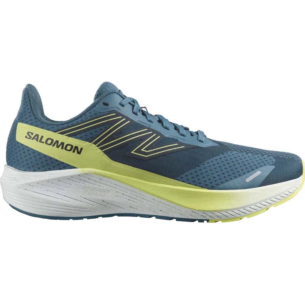 Men's Salomon AERO Blaze Blue ashes/Sunny Lime-SOULIER, shoes-33-OFF