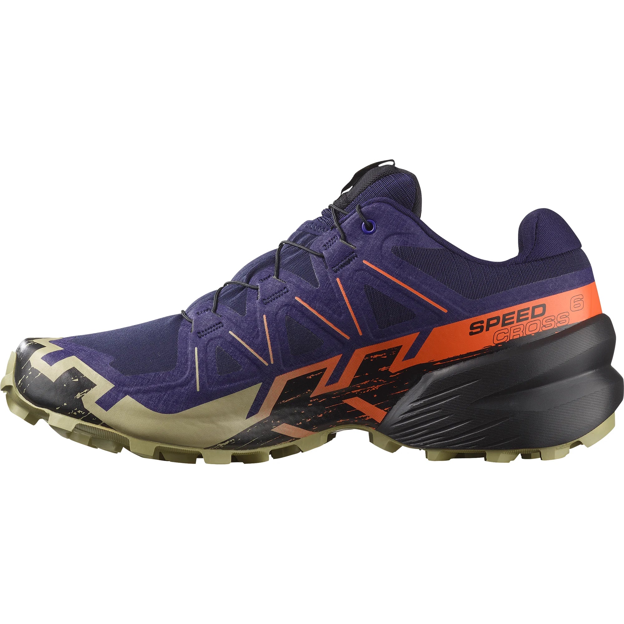 Men's Salomon Speedcross 6 Mar Bl/Black/Chert-SOULIER, shoes-33-OFF