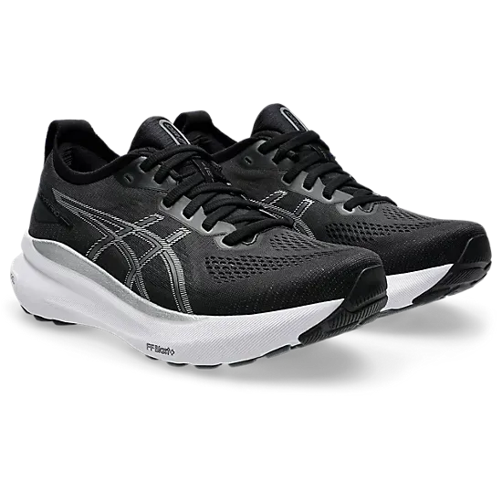 Women's Asics GEL-KAYANO 31 WIDE (D) Black/ Pure Silver-SOULIER, shoes-33-OFF