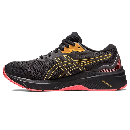 Women's Asics GT-1000 11 GTX Black/Papaya-SOULIER, shoes-33-OFF