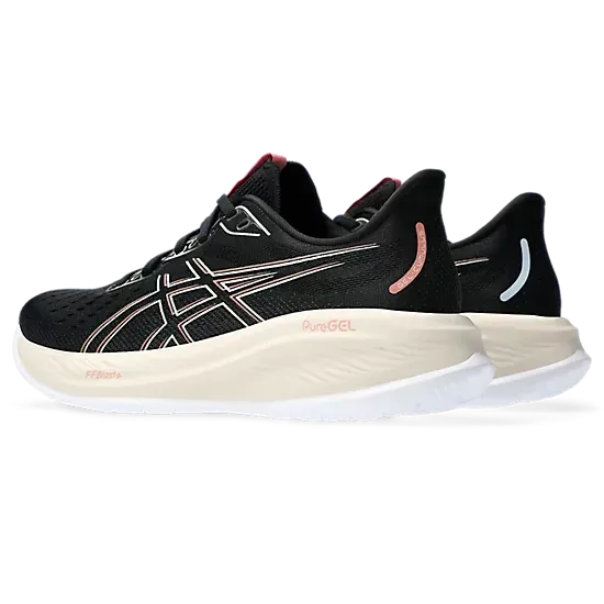 Women's Asics Gel-Cumulus 26 Black/Dark Jade-SOULIER, shoes-33-OFF