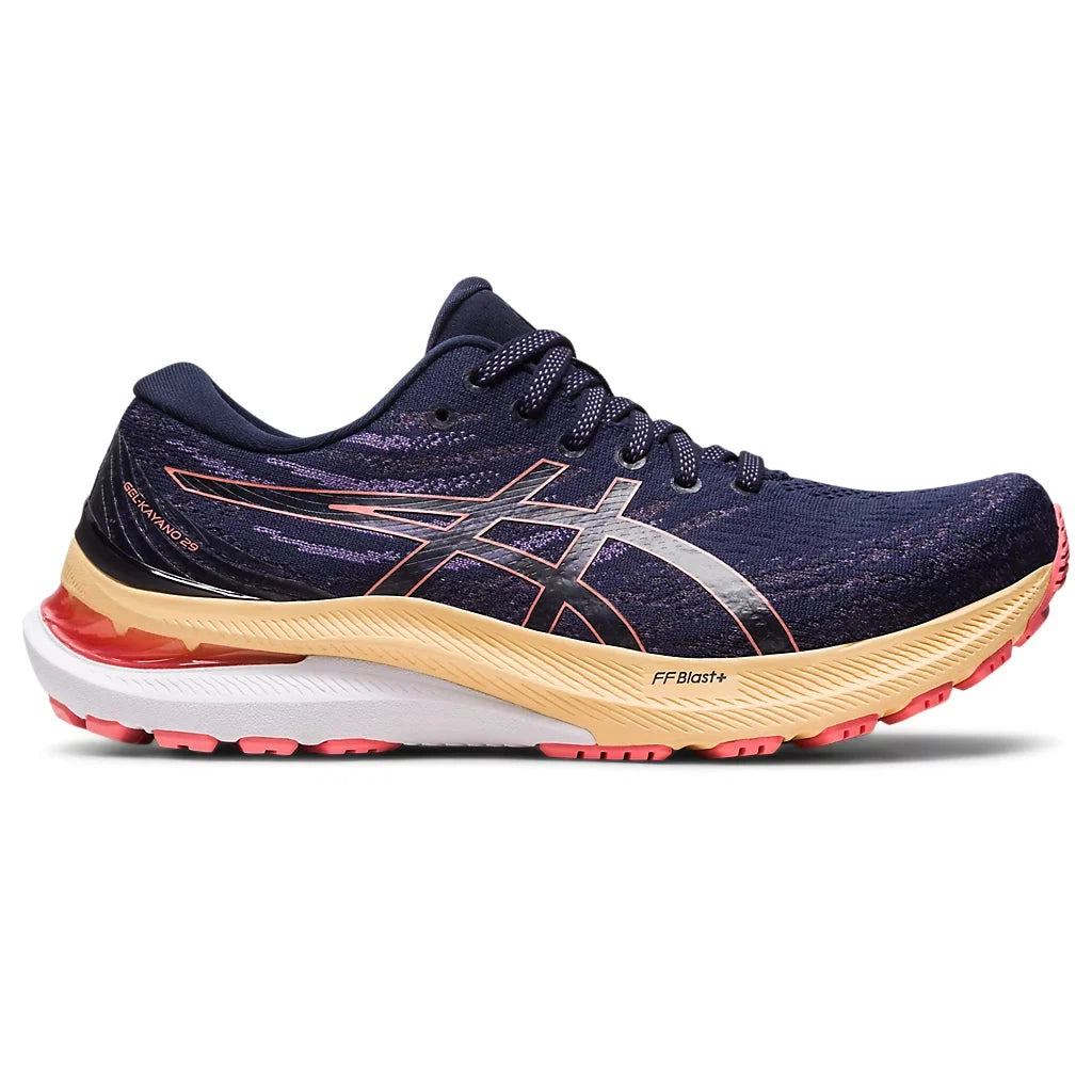 Women's Asics Gel-Kayano 29 Midnight/Papaya-33-OFF