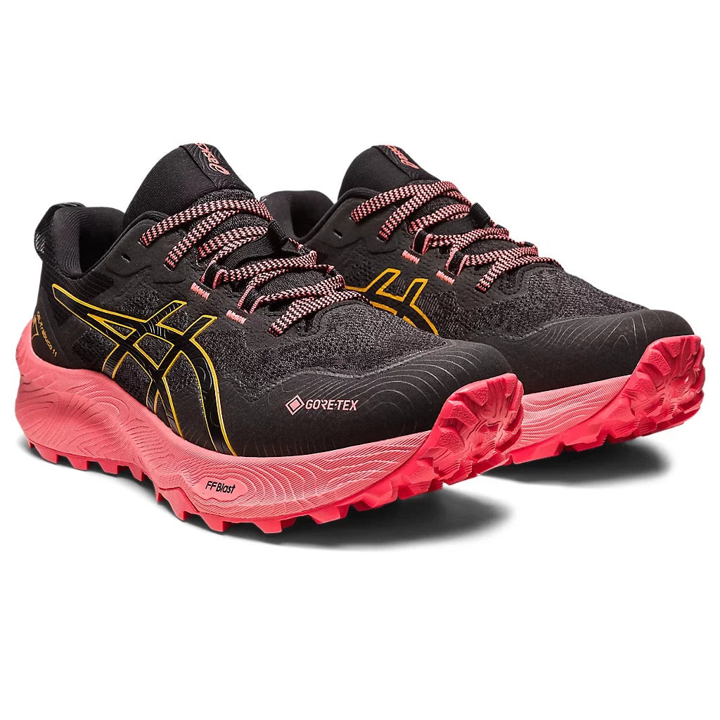 Women's Asics Gel-Trabuco 11 GTX Black/Sandstorm-33-OFF