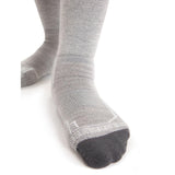 Women's Icebreaker Merino Hike+ Medium Crew Socks Blizzard Heather-Apparel-33-OFF