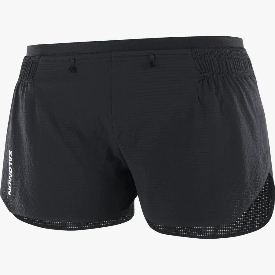 Women's Salomon Short SENSE AERO 3" Deep Black-Apparel-33-OFF