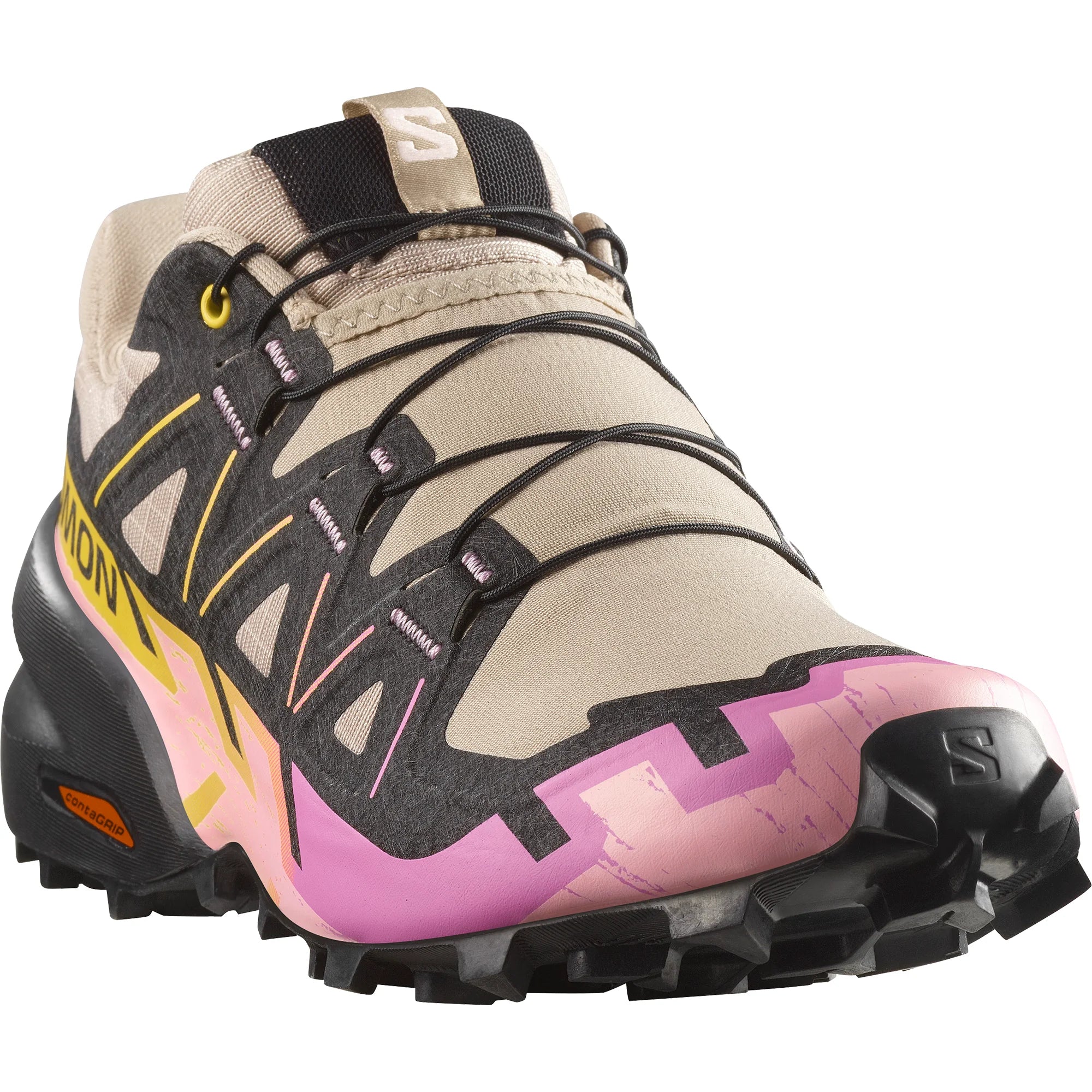 Women's Salomon Speedcross 6 Ethere/Black/Cyclam-SOULIER, shoes-33-OFF